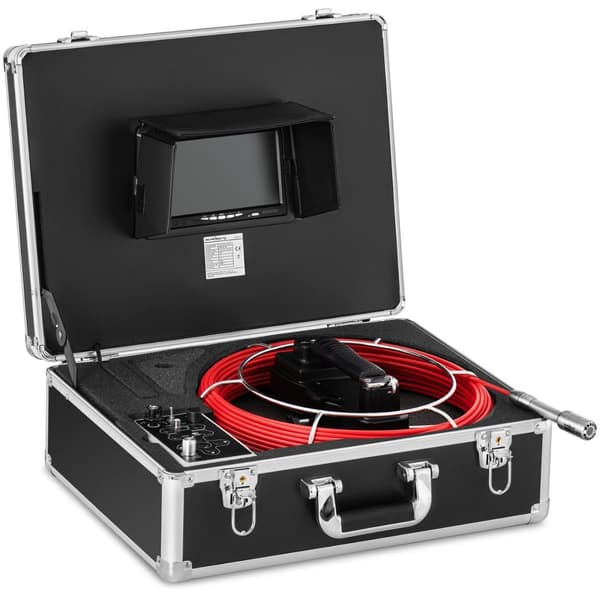 Endoskoopin diagnostinen tarkastuskamera kotelossa 12 LED TFT 7'' SD 30 m