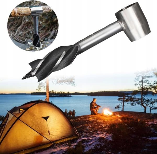 Bushcraft nøgle håndboremaskine overlevelse håndboremaskine