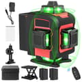 Miniatyrbillede 1 af 2: Laser Niveller, 16 Linjer, Automatisk Nivellering,Brun