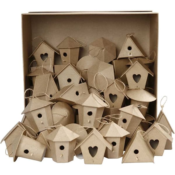 Minifågelhus - Höjd 7 cm - 60 st