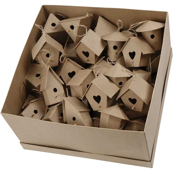 Minifågelhus - Höjd 7 cm - 60 st