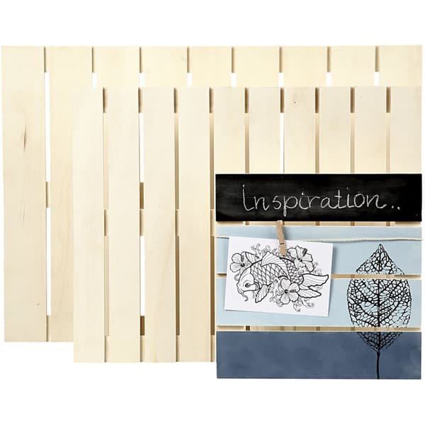 Väggdekoration - plywood -  stl. 40x50,2 cm - 1 st