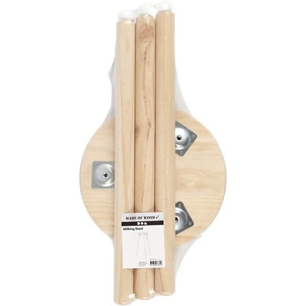 Träpall i Furu - Höjd: 50 cm - Dia. 26 cm