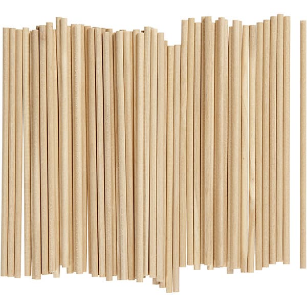 Rundstav 4 mm - Längd: 15 cm - 100 st