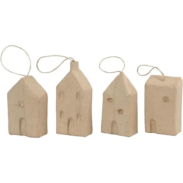 Hus av Papp - Med Upphängning - 9,5-12x 5,5-6,5 cm - 36 st