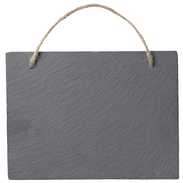 Skylt av Skiffer - Upphängning - 20x15 cm