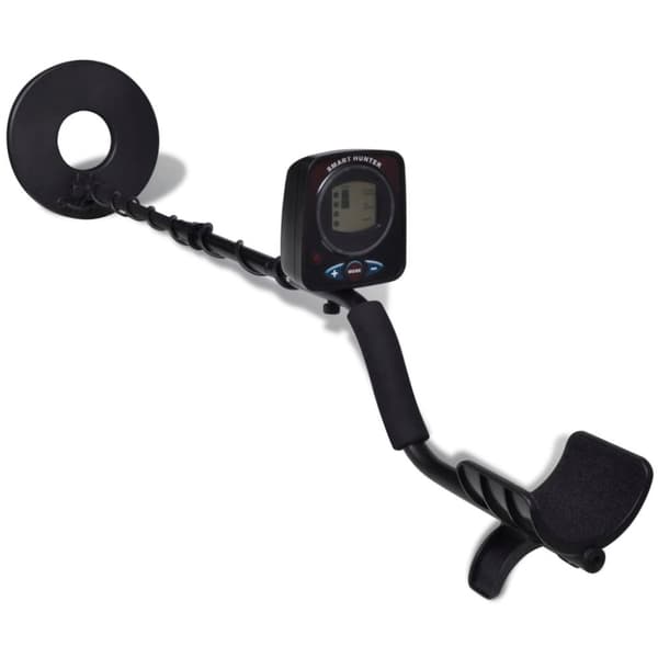 vidaXL Metalldetektor 21 cm med LCD-skärm 300 cm sökdjup