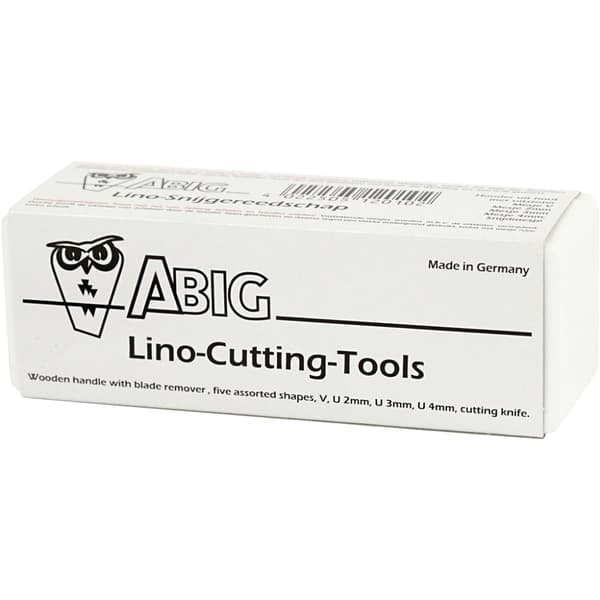 Set Linoleum Handtag och Knivar 5 st