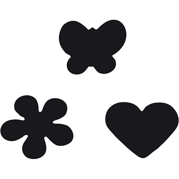 Pappersstansar Blomma, Fjäril & Hjärta Creativ Company