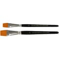 Miniatyrbillede 1 af 2: Nylon Pensler, nr. 16+20, L: 19-20 cm, B: 17-24 mm, flad, 2 stk./ 1 pk.