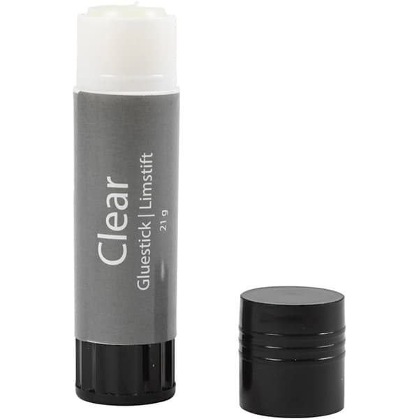 Clear Limstift, rund, 1 stk., 21 g