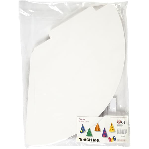 Kartongstrut Vit 16,5x23 cm 50-pack
