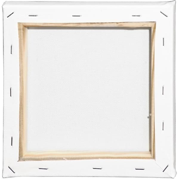 Malerlærred, D: 1.6 cm, str. 20x20 cm, 360 g, hvid, 10 stk./ 1 pk.