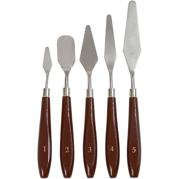 Malekniver, L: 17-23 cm, B: 1,5-2,5 cm, 5stk./ 1 pk.