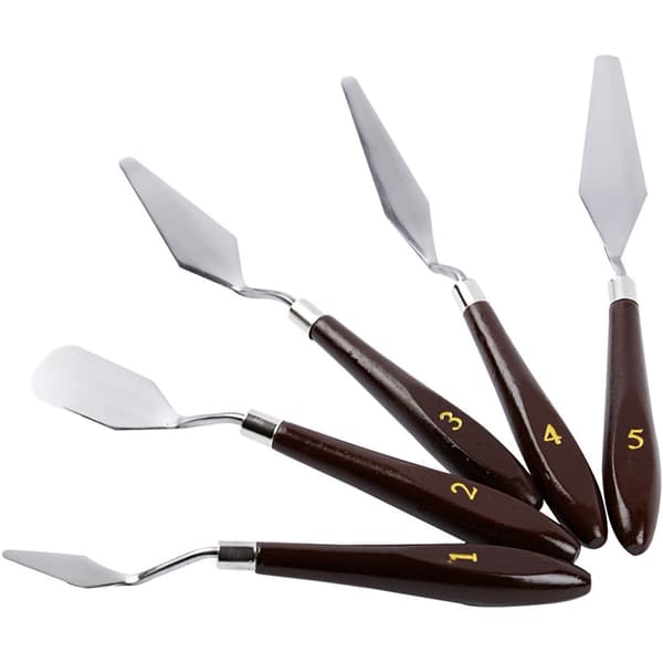 Malekniver, L: 17-23 cm, B: 1,5-2,5 cm, 5stk./ 1 pk.