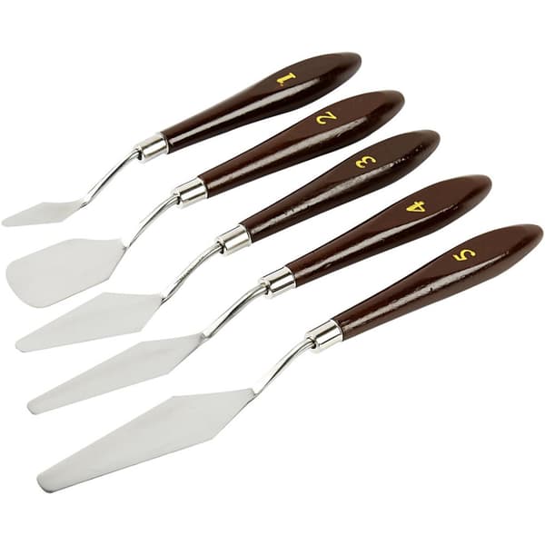 Malekniver, L: 17-23 cm, B: 1,5-2,5 cm, 5stk./ 1 pk.
