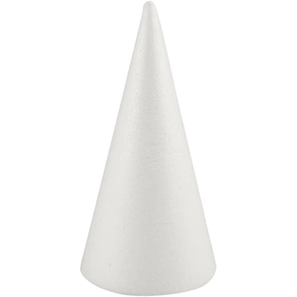 Frigolitkägla 7x19,5 cm 1 st