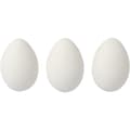 Miniatyrbilde 4 av 6: Egg, H: 6 cm, hvit, 12 stk./ 1 pk.