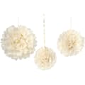 Miniatyrbild 3 av 5: Pompoms Råvita 20+24+30 cm 3-pack