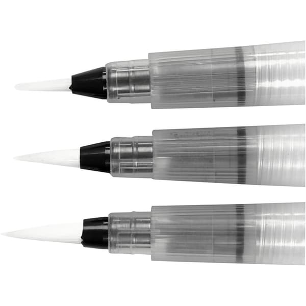 Vattenpenslar stl. S + M + L  3-pack Creativ Company