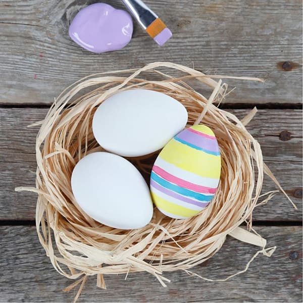 Egg, H: 6 cm, svart, 12 stk./ 1 pk.