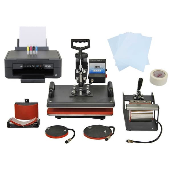Varmepresse 5 i 1 og Epson printer | MonsterShop