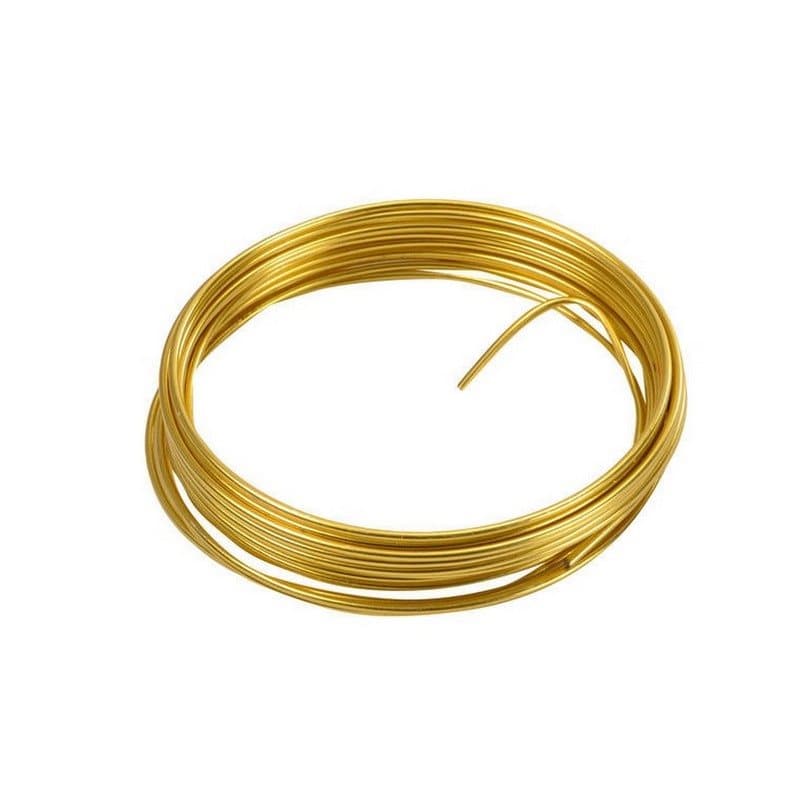 Metalltråd till dekoration Guld, 5 m.