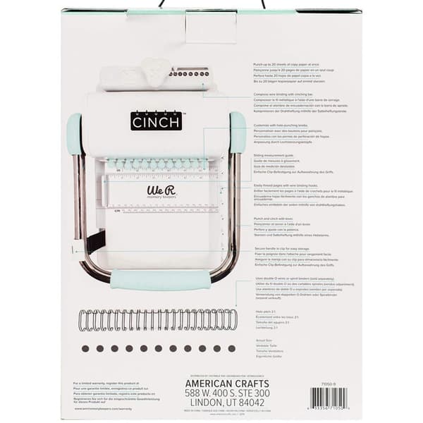 Cinch Book Binding Tool - WRMK - Round Hole