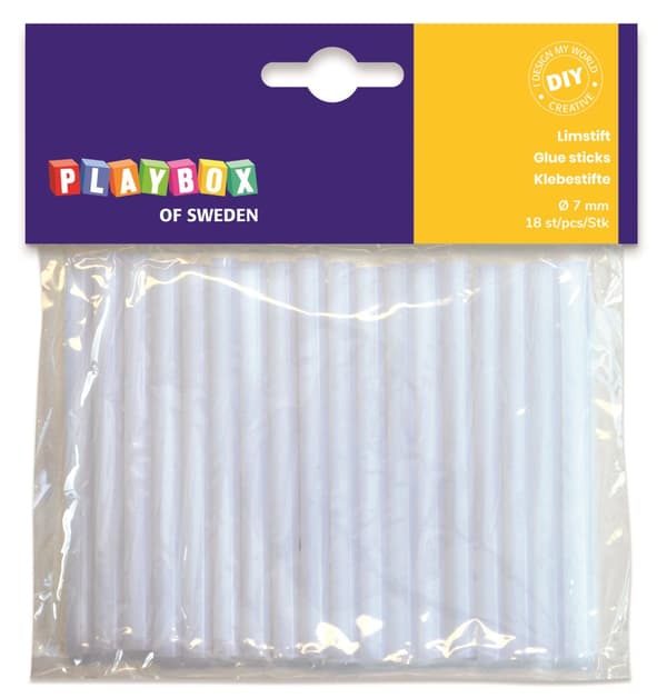 Limstift Ø 7 mm 18-p, Playbox
