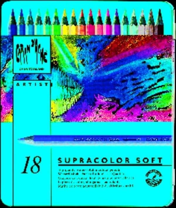 Supracolor II akvarelblyanter refill: 3 8 mm l: 17 cm forskellige farver 18 stykker tykkelse 7 mm