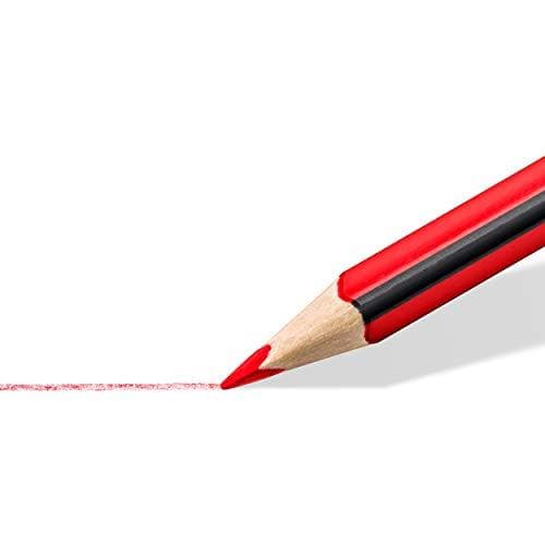 STAEDTLER Noris Color värikynä (parempi murtolujuus, kolmion muoto, viehättävä muotoilu, ergonominen pehmeä pinta, WOPEX-materiaali, bonussetti 24 loi