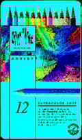 Miniatyrbillede 5 af 7: Caran D'ache Akvarelblyanter Supracolor Ii Multicolor 12 stk