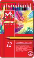 Miniatyrbillede 7 af 7: Caran D'ache Akvarelblyanter Supracolor Ii Multicolor 12 stk