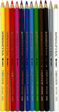 Miniatyrbillede 2 af 7: Caran D'ache Akvarelblyanter Supracolor Ii Multicolor 12 stk