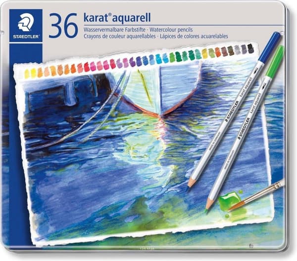 karat akvarel farveblyant - sæt 36 stk