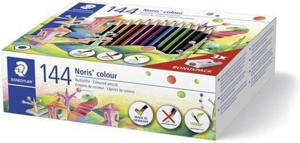 Noris färg färgpenna - klassförpackning 144 st