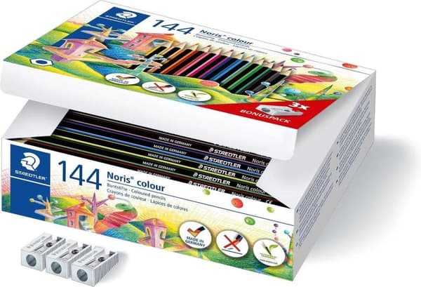 Noris färg färgpenna - klassförpackning 144 st