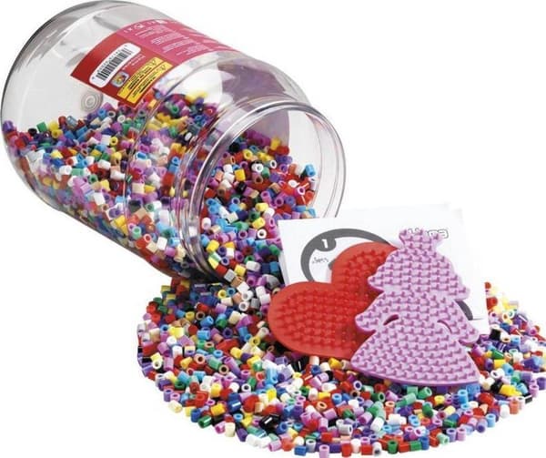Hama Iron On Beads Monivärinen prinsessa ja sydänlautanen 7000 kappaletta