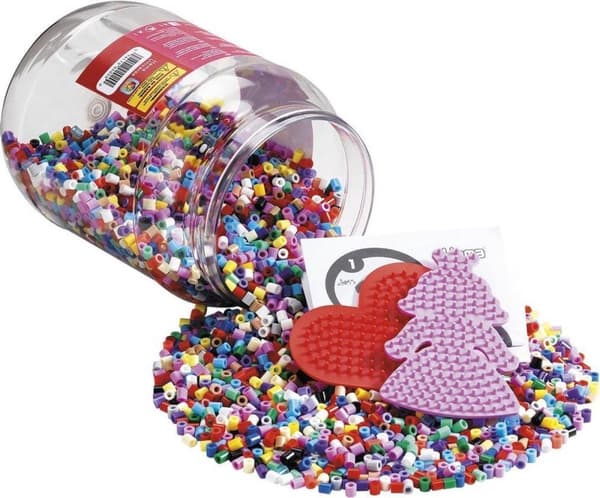 Hama Iron On Beads Monivärinen prinsessa ja sydänlautanen 7000 kappaletta
