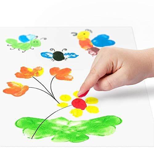 STAEDTLER fingerfärg MALI, kartong om 6 st, tvättbar, blandas väl, torkar snabbt (8816)