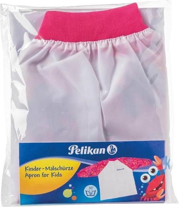 Pelikan Malschürze Pige rød 6-9 år Klettverschl. antydning