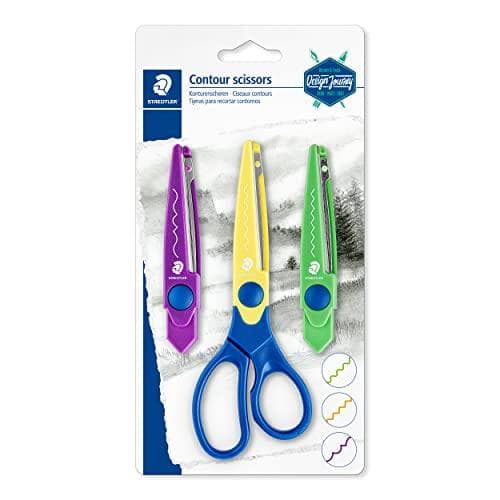 STAEDTLER kontursaksesæt Design Journey, sæt med 3 Længde: ??? mm, med udskiftelige sakseblade, - 1 stk (965-S BK-C)