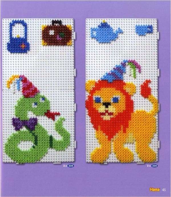 Hama Iron on Beads prøvebog 'Nummer 12'