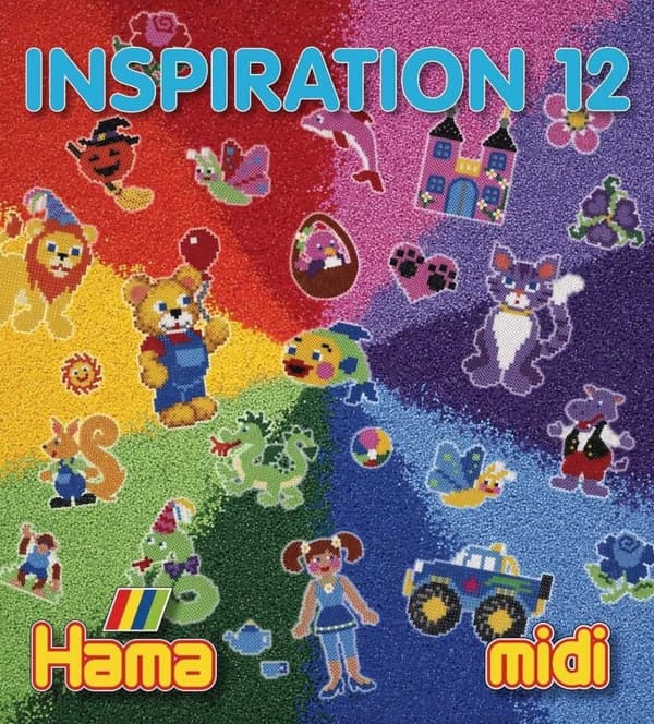 Hama Iron on Beads prøvebog 'Nummer 12'