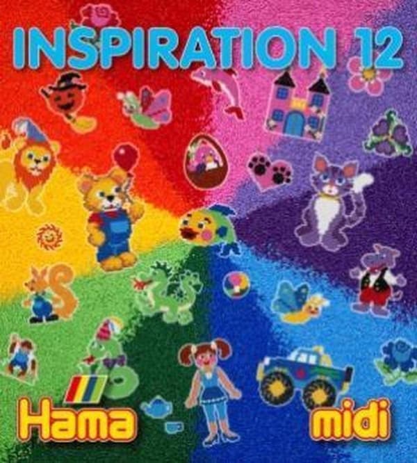 Hama Iron on Beads prøvebog 'Nummer 12'
