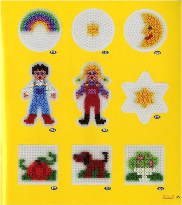 Hama Iron on Beads -näytekirja numero 10