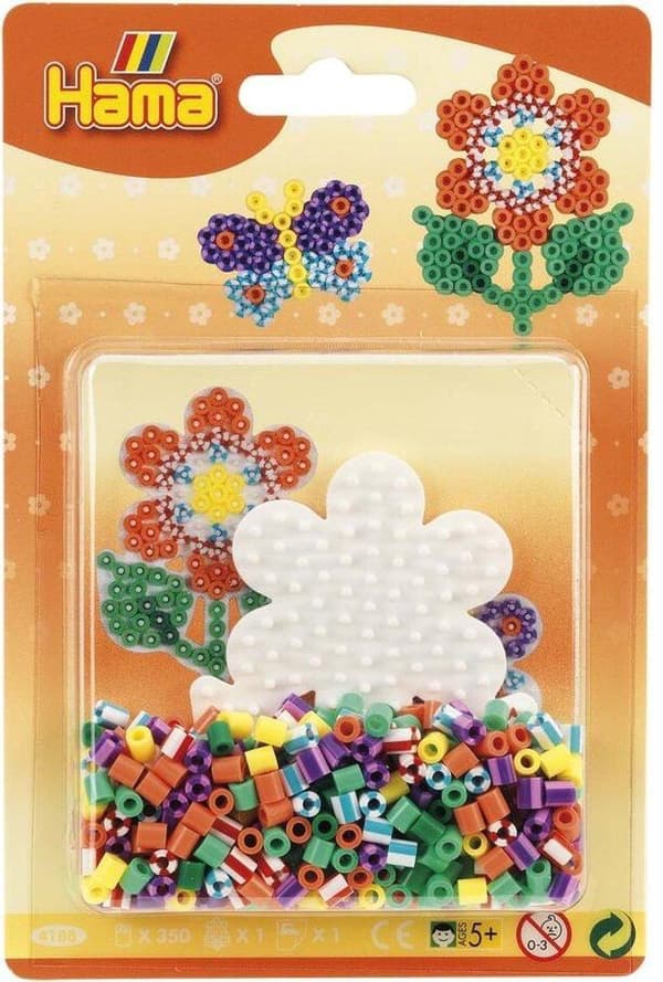 Hama Strygeperler Sommerfugle- og Blomstersæt 350 stk