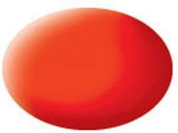 Revell Aqua #25 Luminous Orange - Mat - RAL2005 - Akryl - 18 ml malingskrukke