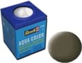 Miniatyrbillede 1 af 6: Revell Aqua #46 Nato Oliven - Mat - RAL7013 - Akryl - 18 ml malingskrukke