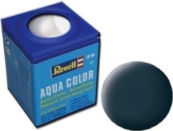 Revell Aqua #69 Granitgrå - Mat - RAL7026 - Akryl - 18 ml malingskrukke